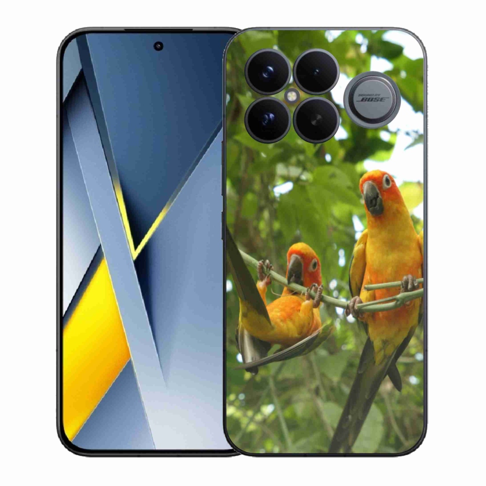 Gelový kryt mmCase na Xiaomi Poco F8 Ultra - papoušci aratingy
