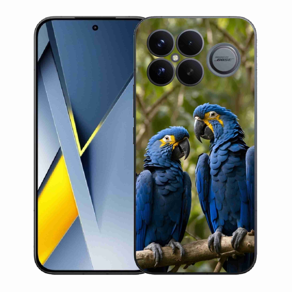 Gelový kryt mmCase na Xiaomi Poco F8 Ultra - papouščí duo