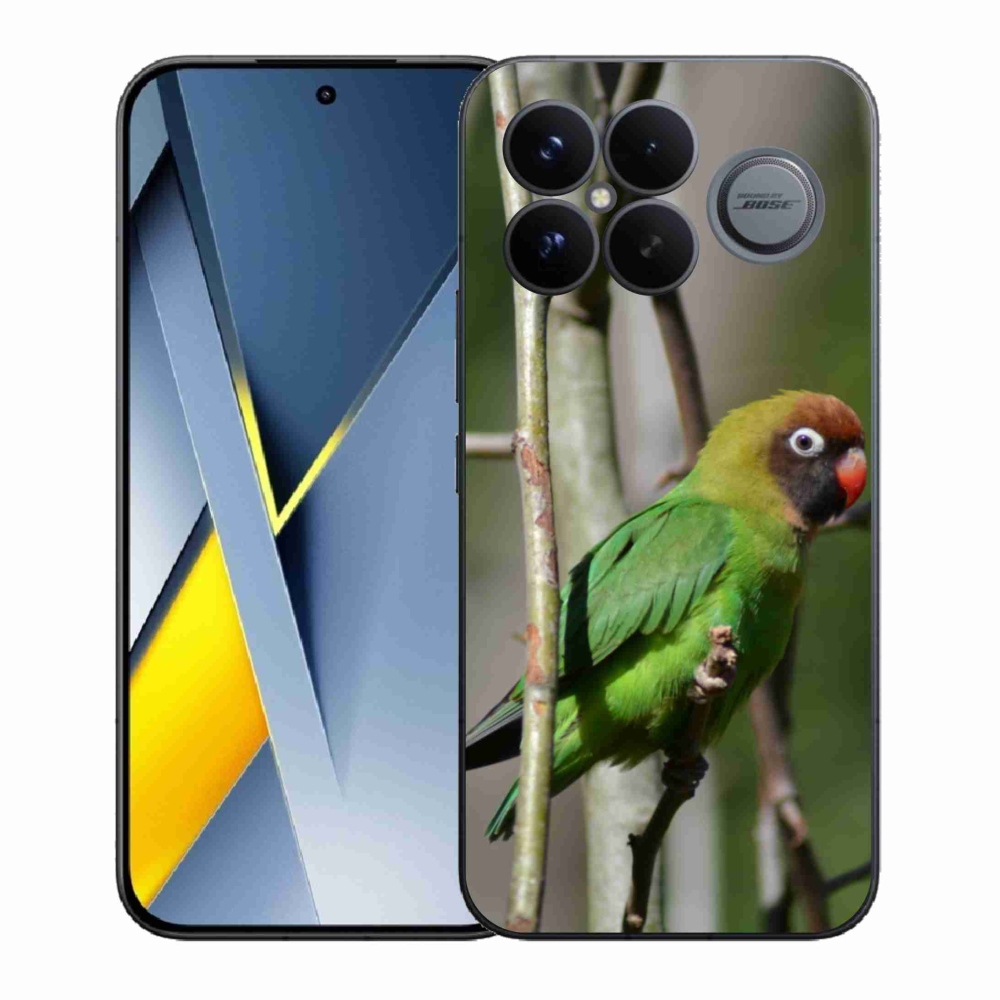 Gelový kryt mmCase na Xiaomi Poco F8 Ultra - papoušek agapornis