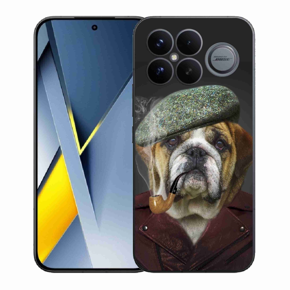 Gelový kryt mmCase na Xiaomi Poco F8 Ultra - pes s fajfkou