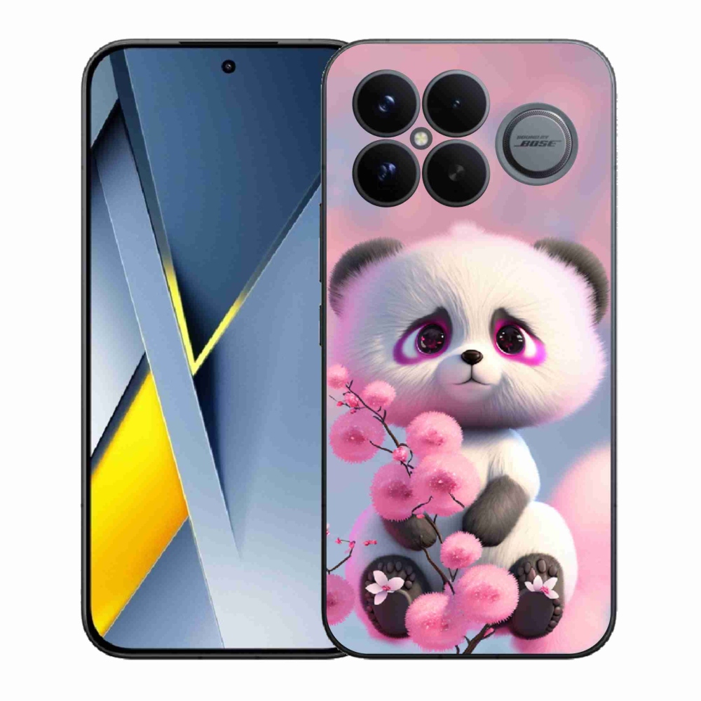 Gelový kryt mmCase na Xiaomi Poco F8 Ultra - roztomilá panda 1