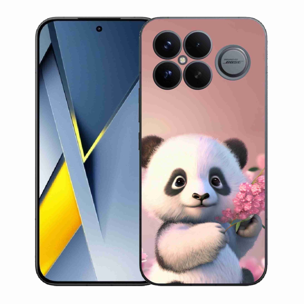 Gelový kryt mmCase na Xiaomi Poco F8 Ultra - roztomilá panda