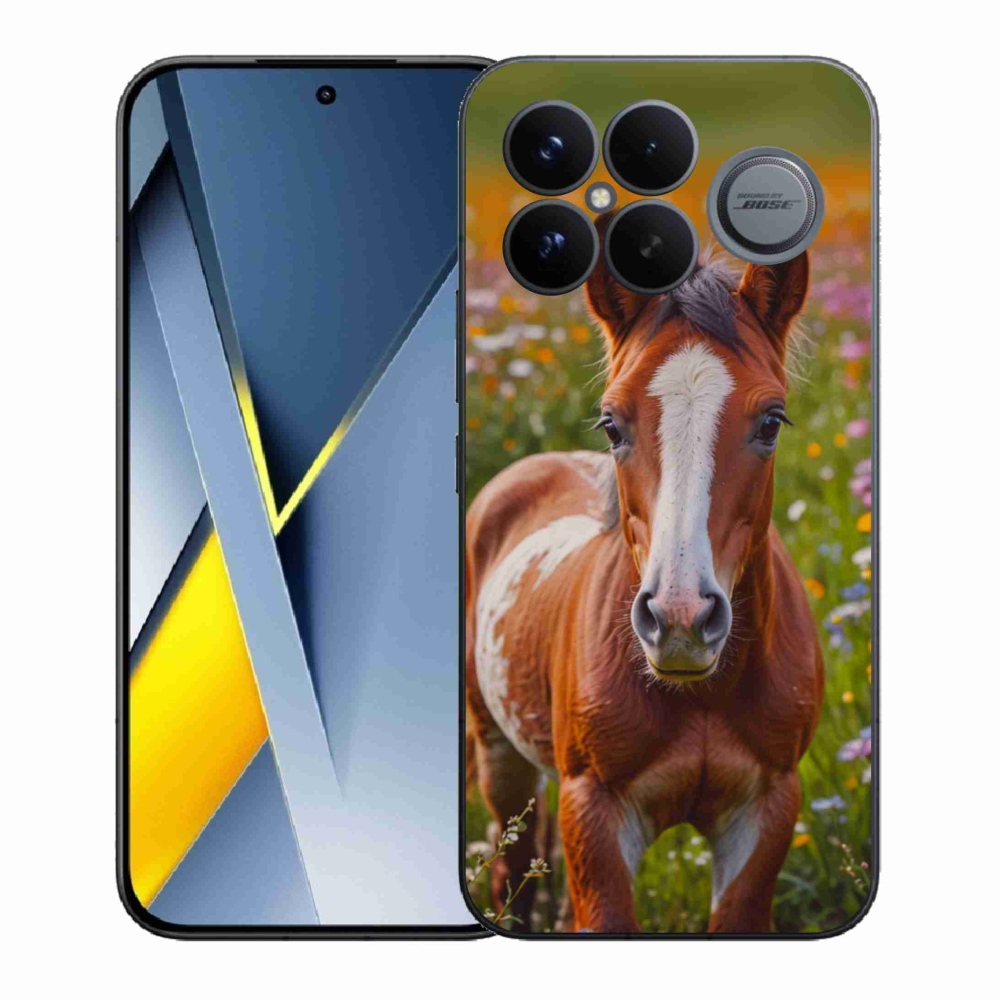 Gelový kryt mmCase na Xiaomi Poco F8 Ultra - roztomilé hříbě