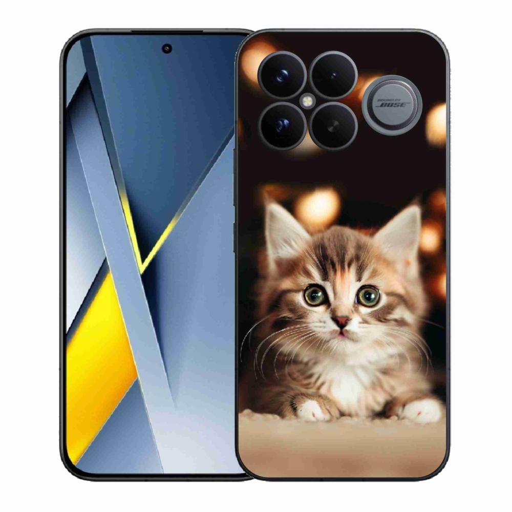 Gelový kryt mmCase na Xiaomi Poco F8 Ultra - roztomilé kotě 2