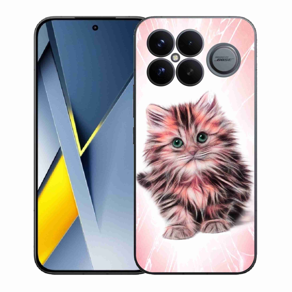Gelový kryt mmCase na Xiaomi Poco F8 Ultra - roztomilé kotě