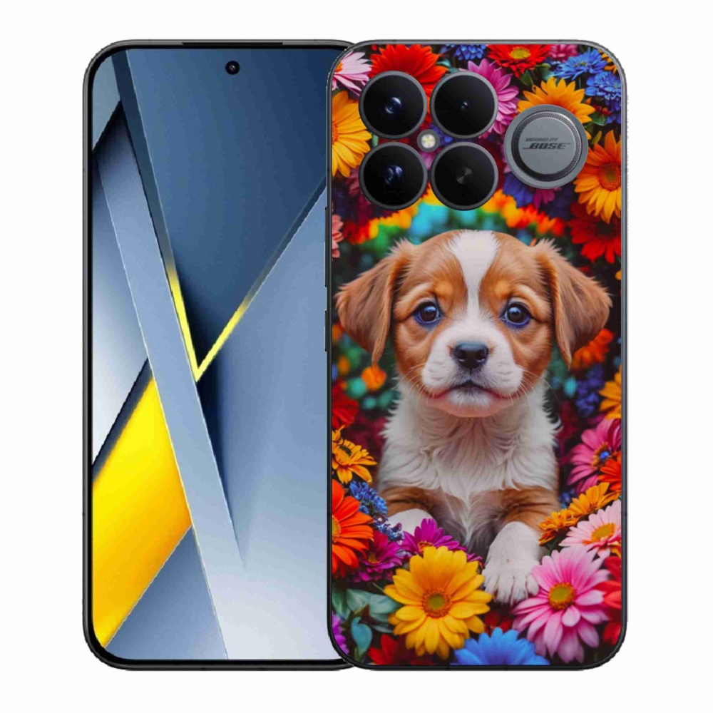 Gelový kryt mmCase na Xiaomi Poco F8 Ultra - roztomilé štěně