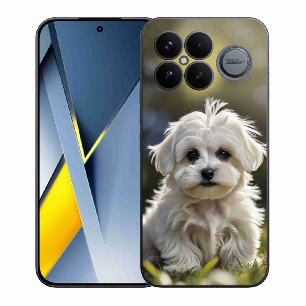 Gelový kryt mmCase na Xiaomi Poco F8 Ultra - roztomilý maltézský psík