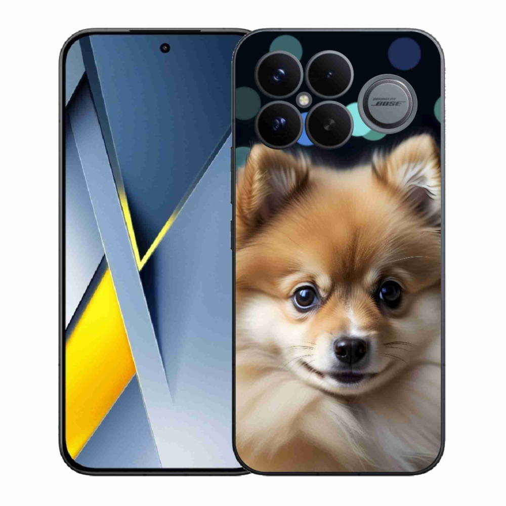 Gelový kryt mmCase na Xiaomi Poco F8 Ultra - roztomilý pomeranian