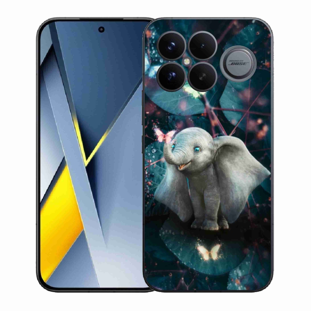 Gelový kryt mmCase na Xiaomi Poco F8 Ultra - roztomilý slon