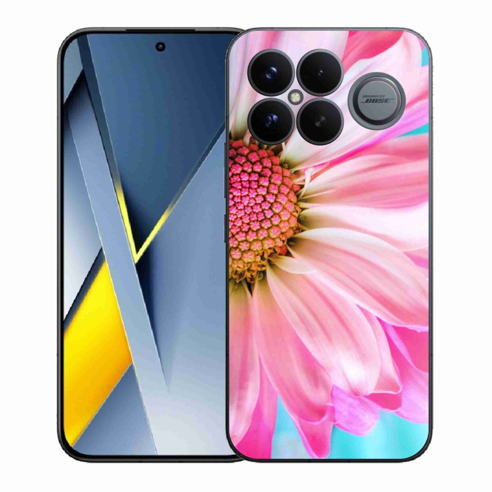 Gelový kryt mmCase na Xiaomi Poco F8 Ultra - růžová květina