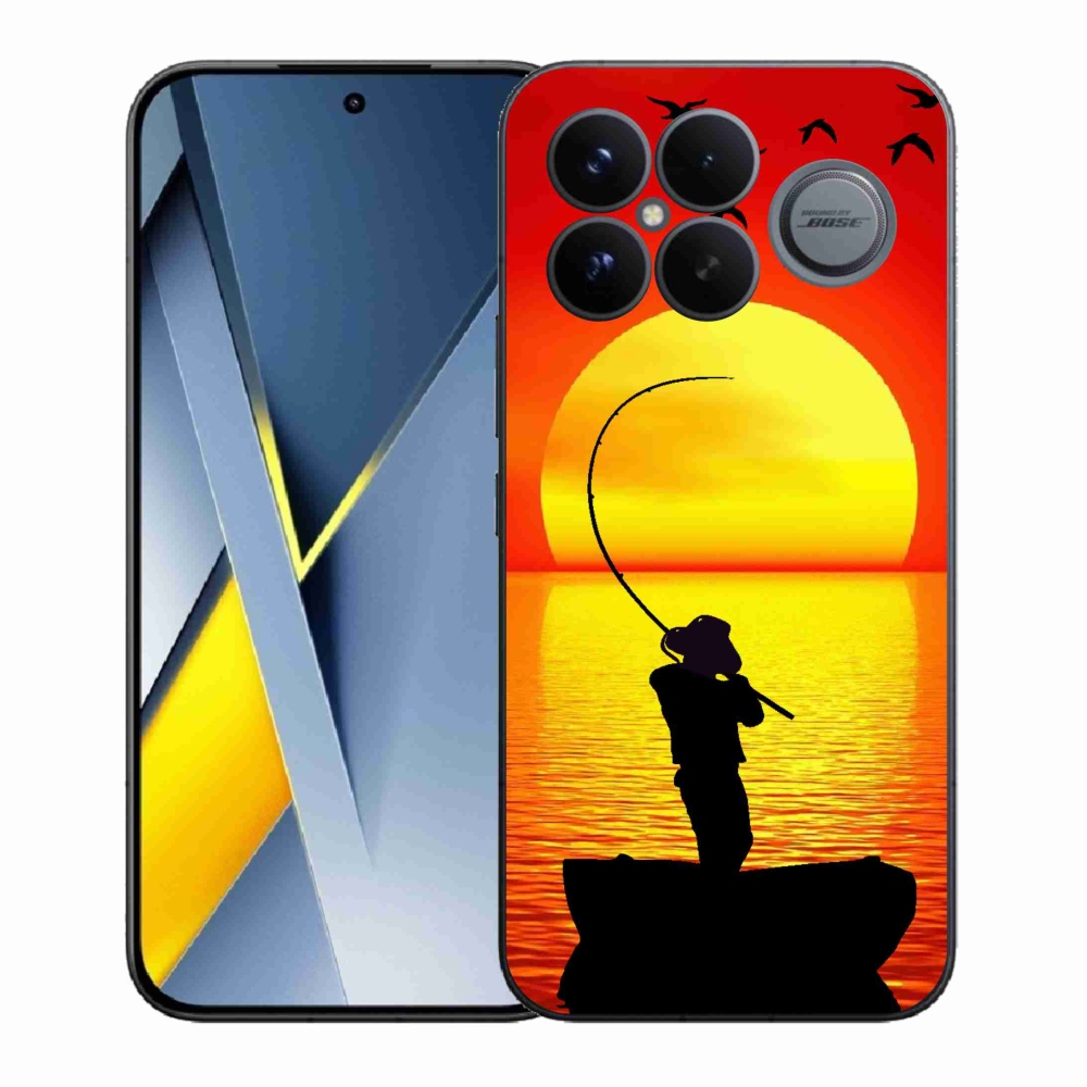 Gelový kryt mmCase na Xiaomi Poco F8 Ultra - rybaření