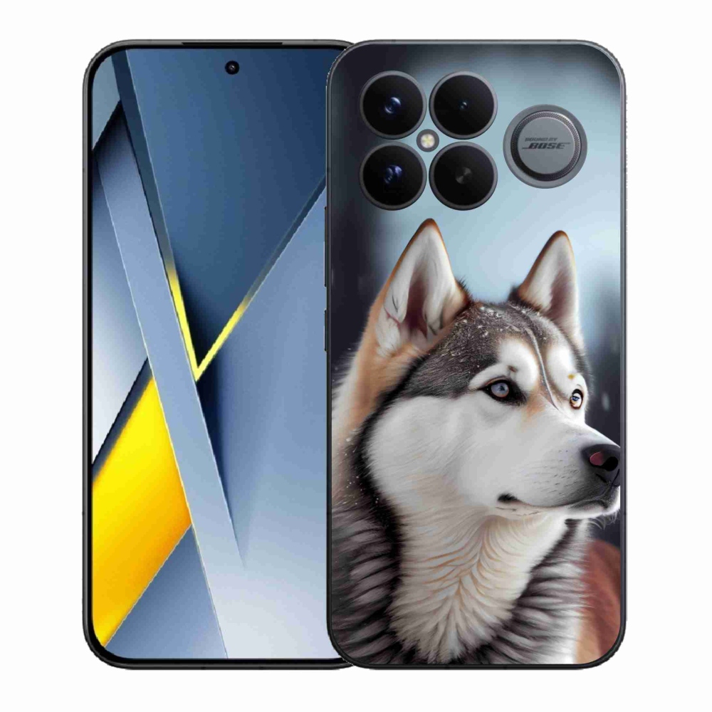 Gelový kryt mmCase na Xiaomi Poco F8 Ultra - sibiřský husky