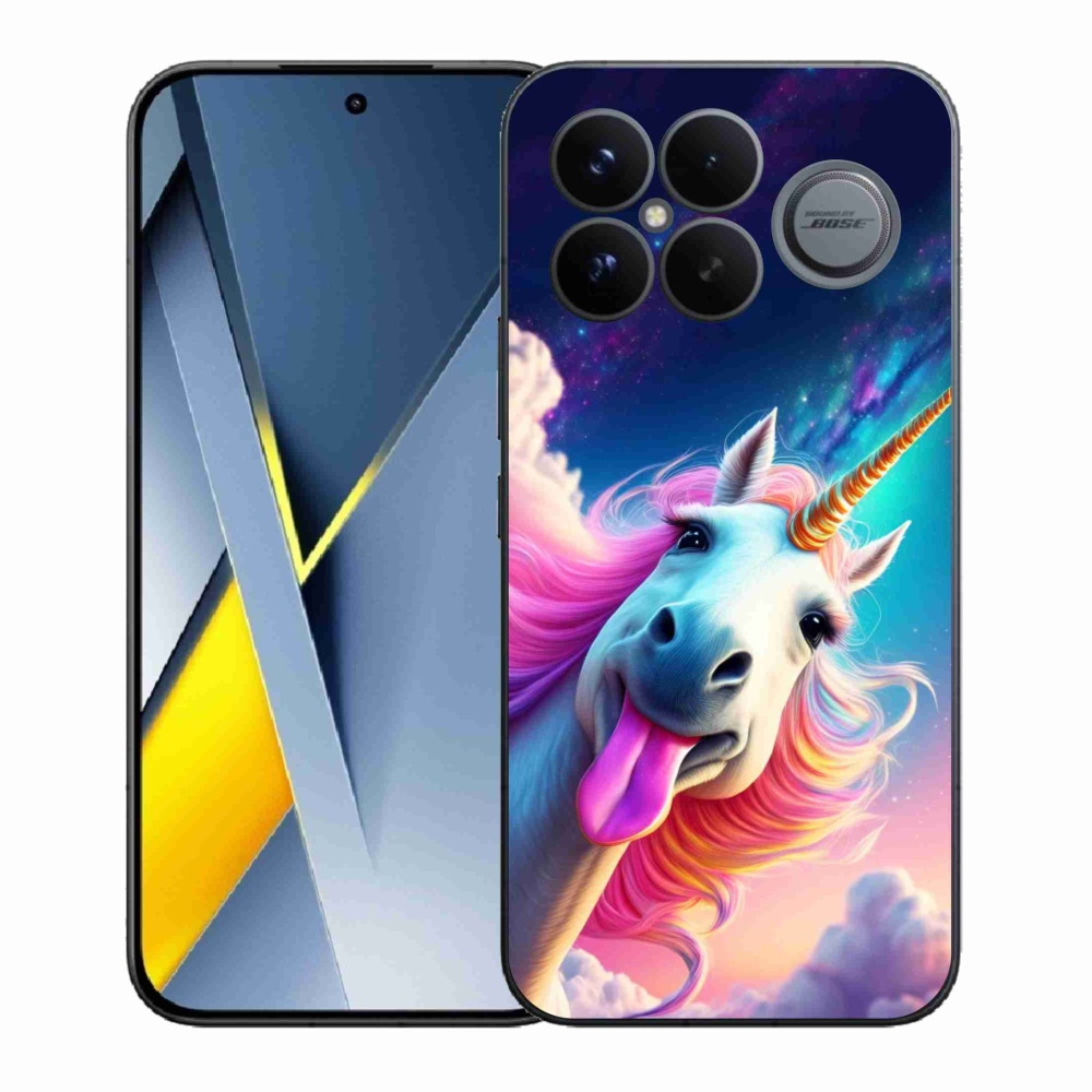 Gelový kryt mmCase na Xiaomi Poco F8 Ultra - šílený jednorožec