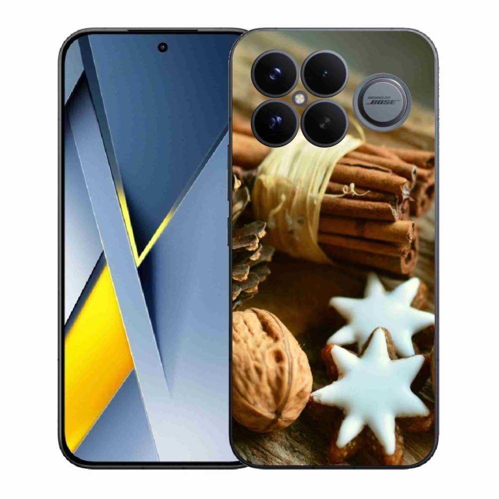 Gelový kryt mmCase na Xiaomi Poco F8 Ultra - skořice a perníčky