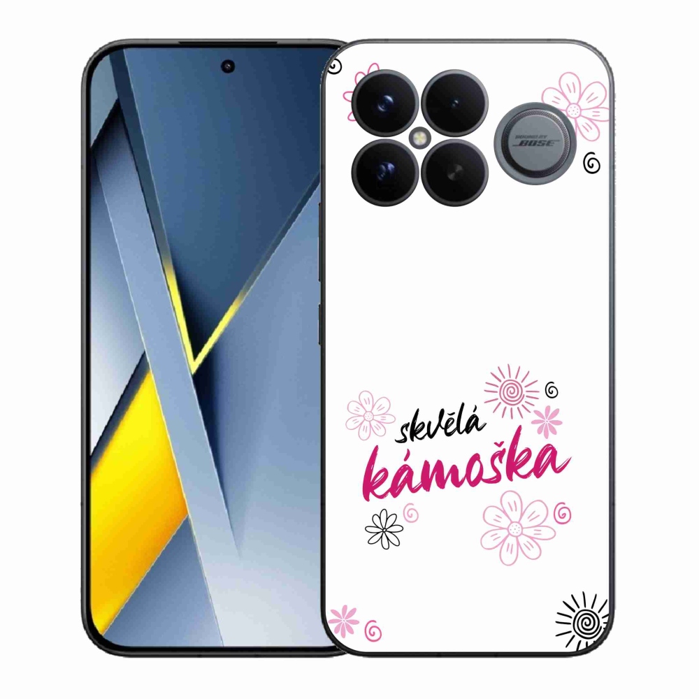 Gelový kryt mmCase na Xiaomi Poco F8 Ultra - skvělá kámoška bílé pozadí