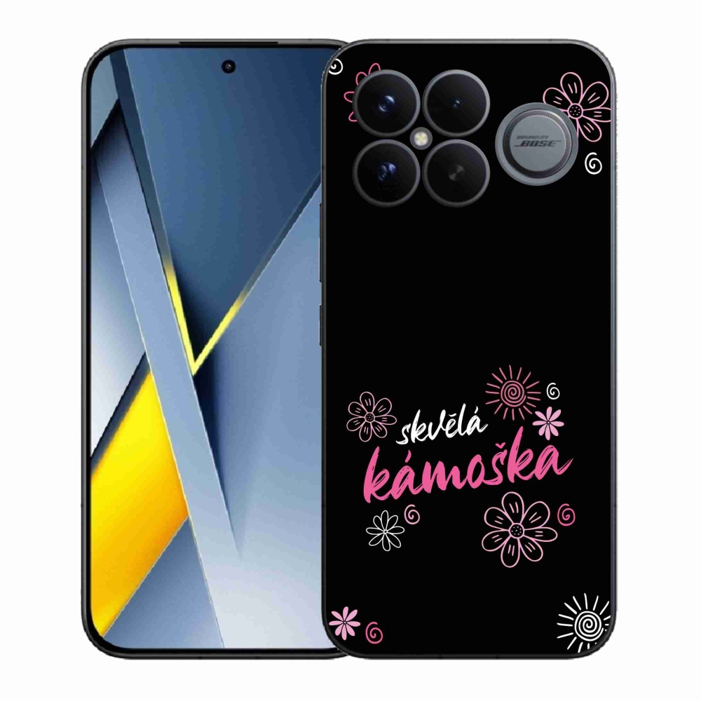 Gelový kryt mmCase na Xiaomi Poco F8 Ultra - skvělá kámoška černé pozadí