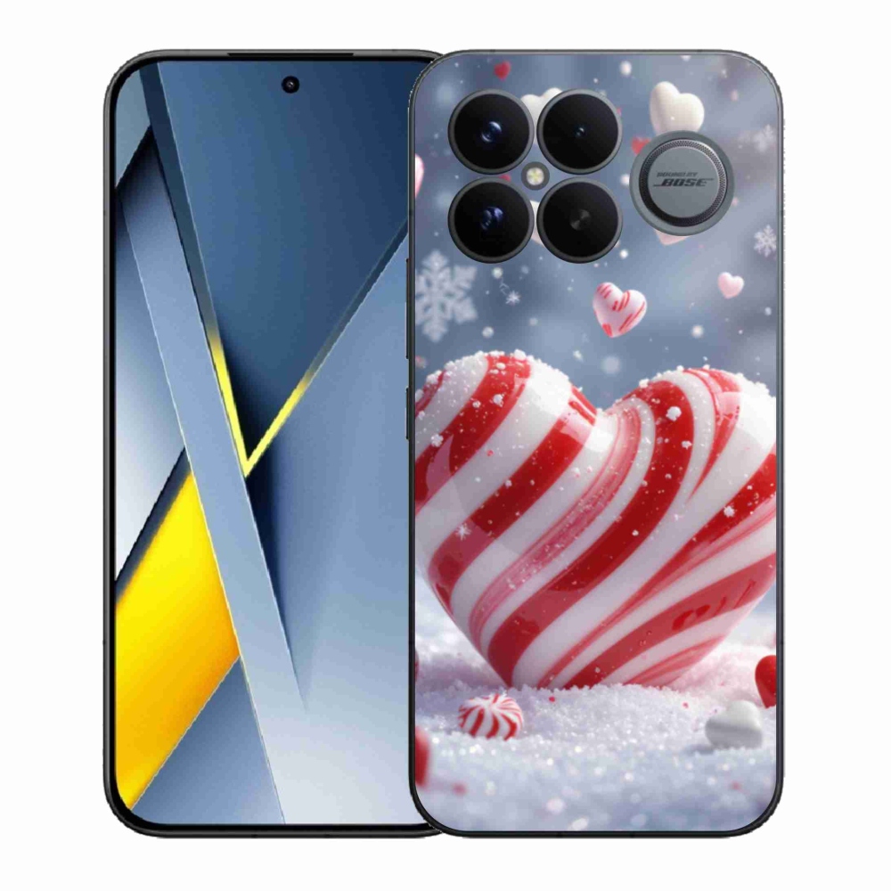 Gelový kryt mmCase na Xiaomi Poco F8 Ultra - sladké srdce