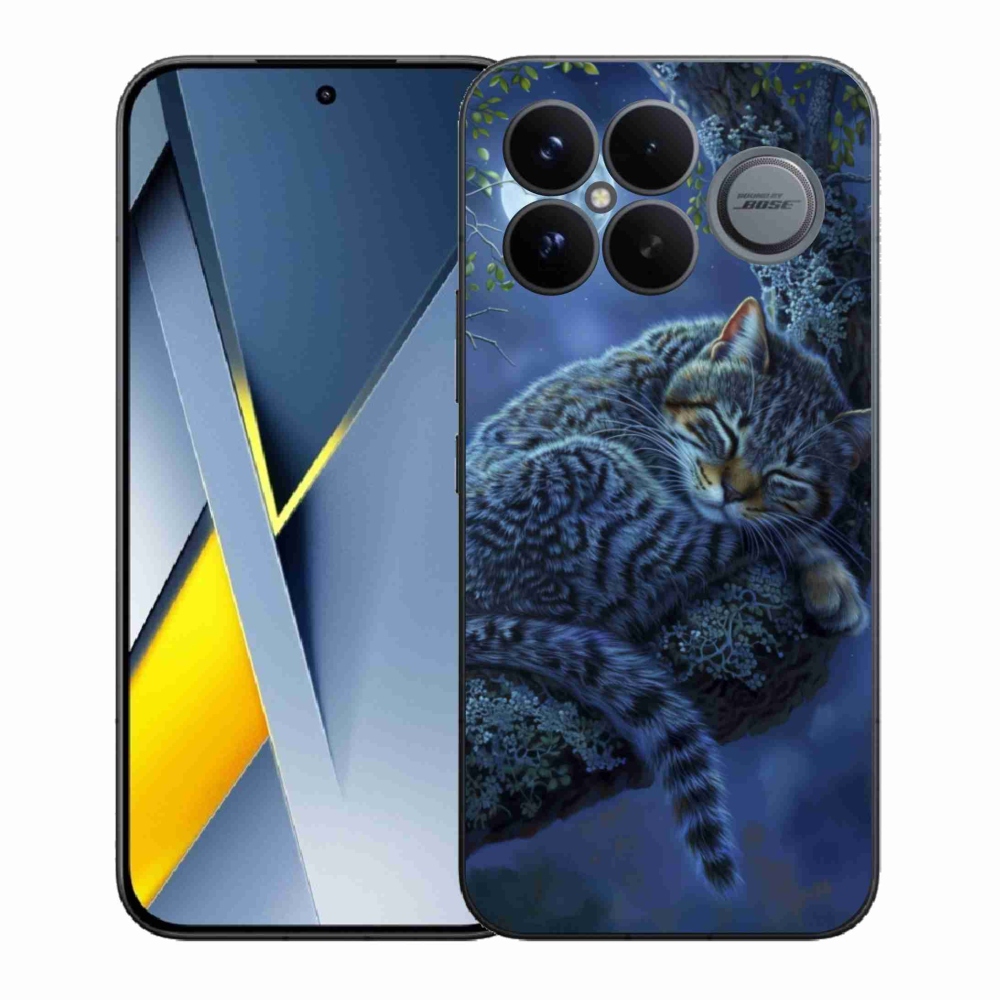 Gelový kryt mmCase na Xiaomi Poco F8 Ultra - spící kočka