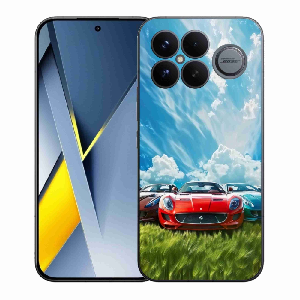 Gelový kryt mmCase na Xiaomi Poco F8 Ultra - sportovní vozy