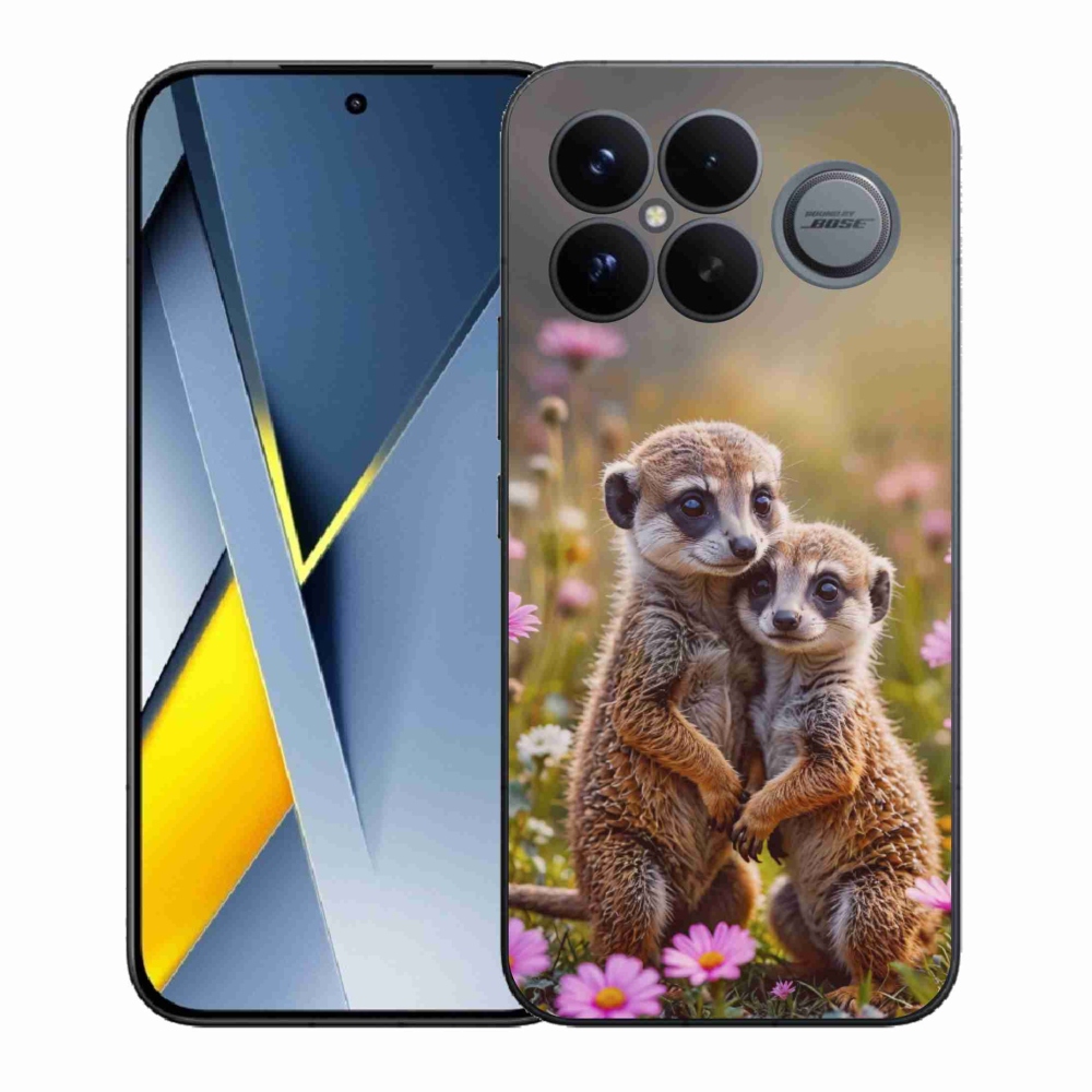 Gelový kryt mmCase na Xiaomi Poco F8 Ultra - surikatí duo