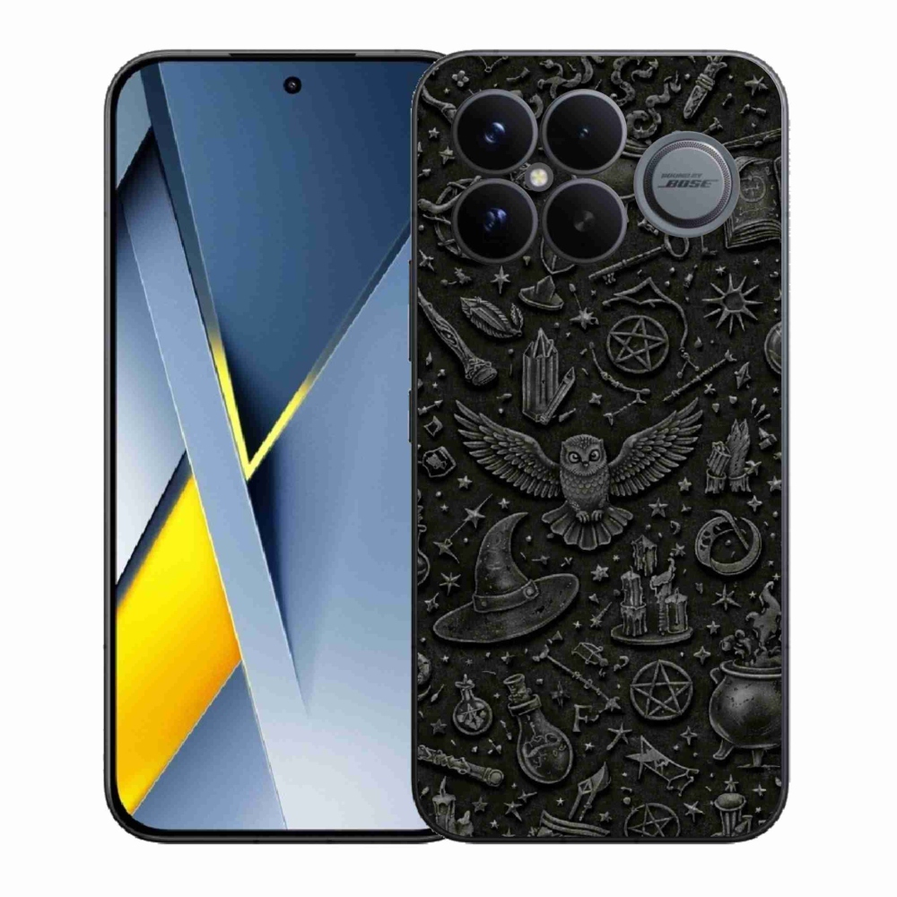 Gelový kryt mmCase na Xiaomi Poco F8 Ultra - tmavý magický svět