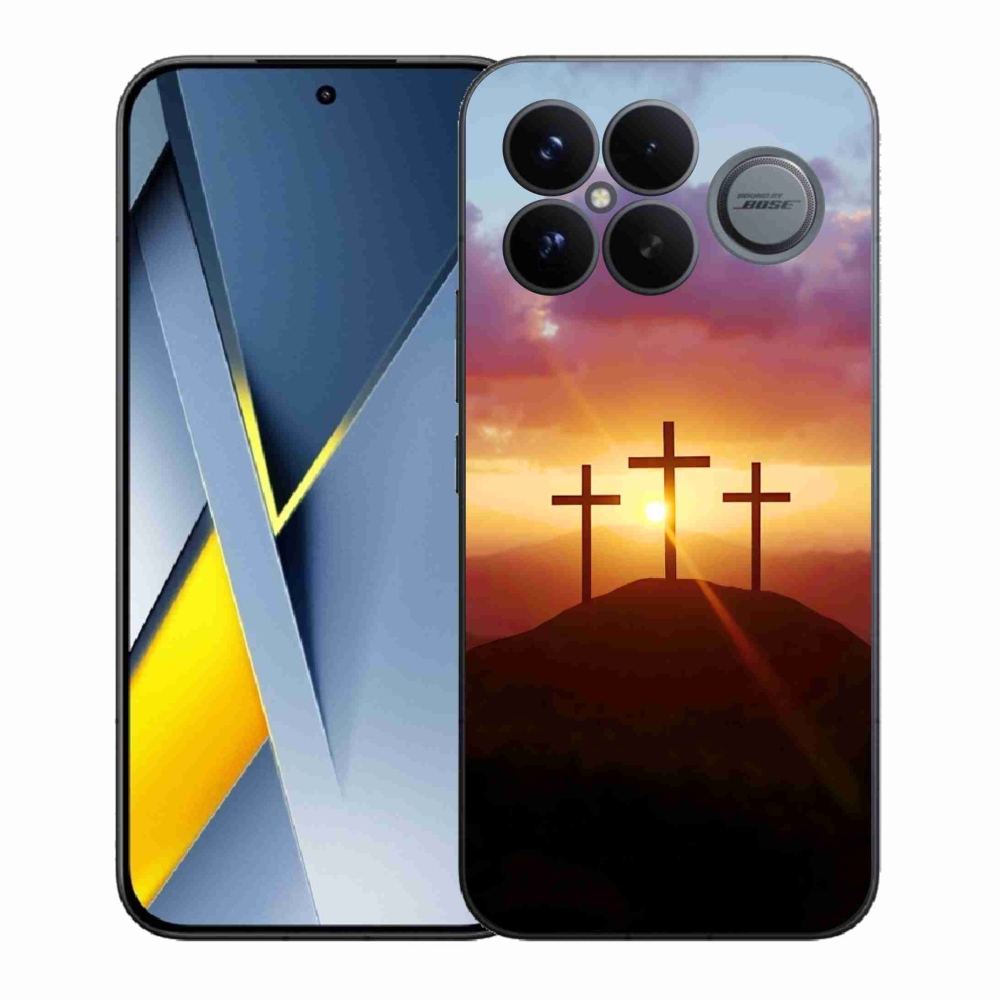 Gelový kryt mmCase na Xiaomi Poco F8 Ultra - tři kříže