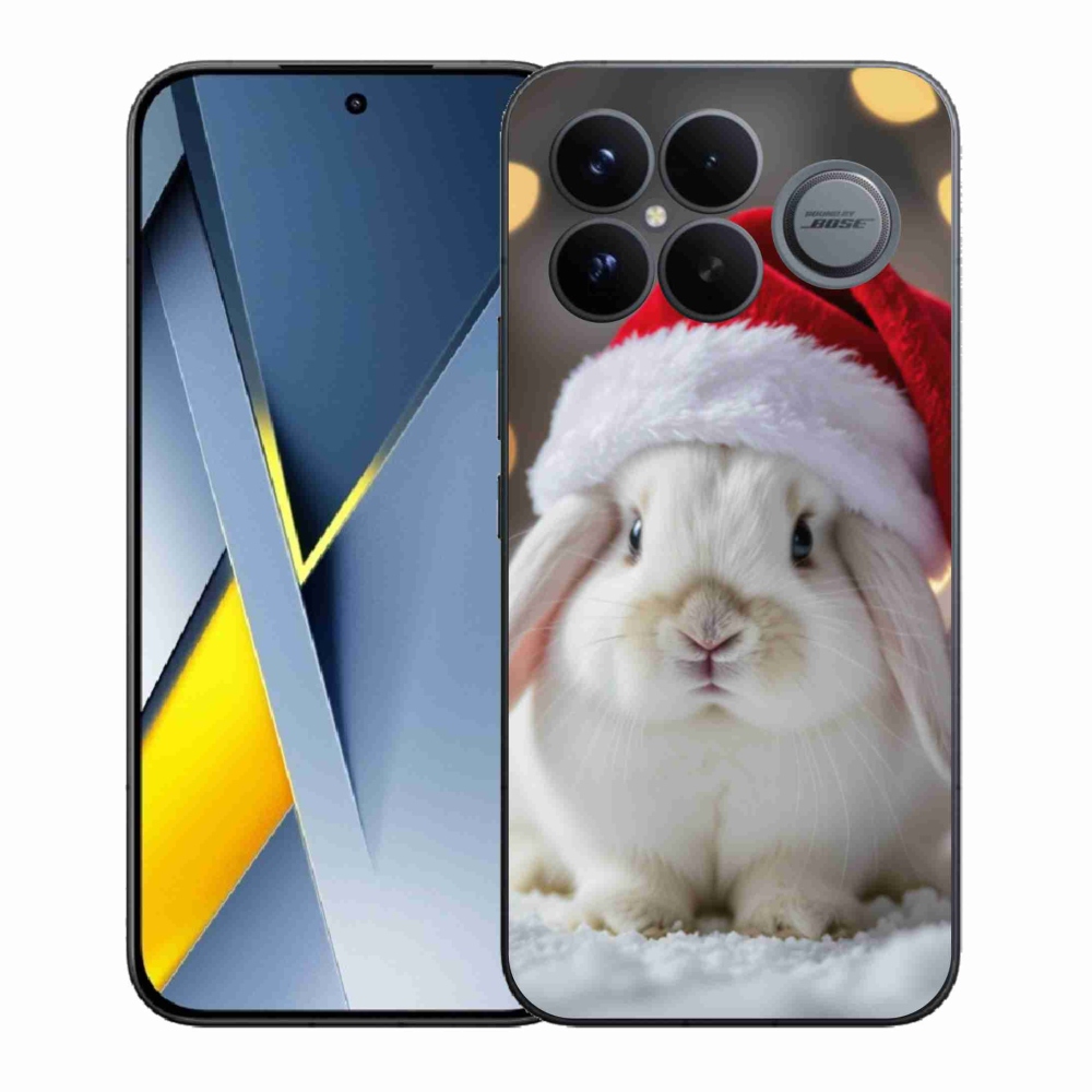 Gelový kryt mmCase na Xiaomi Poco F8 Ultra - vánoční králík