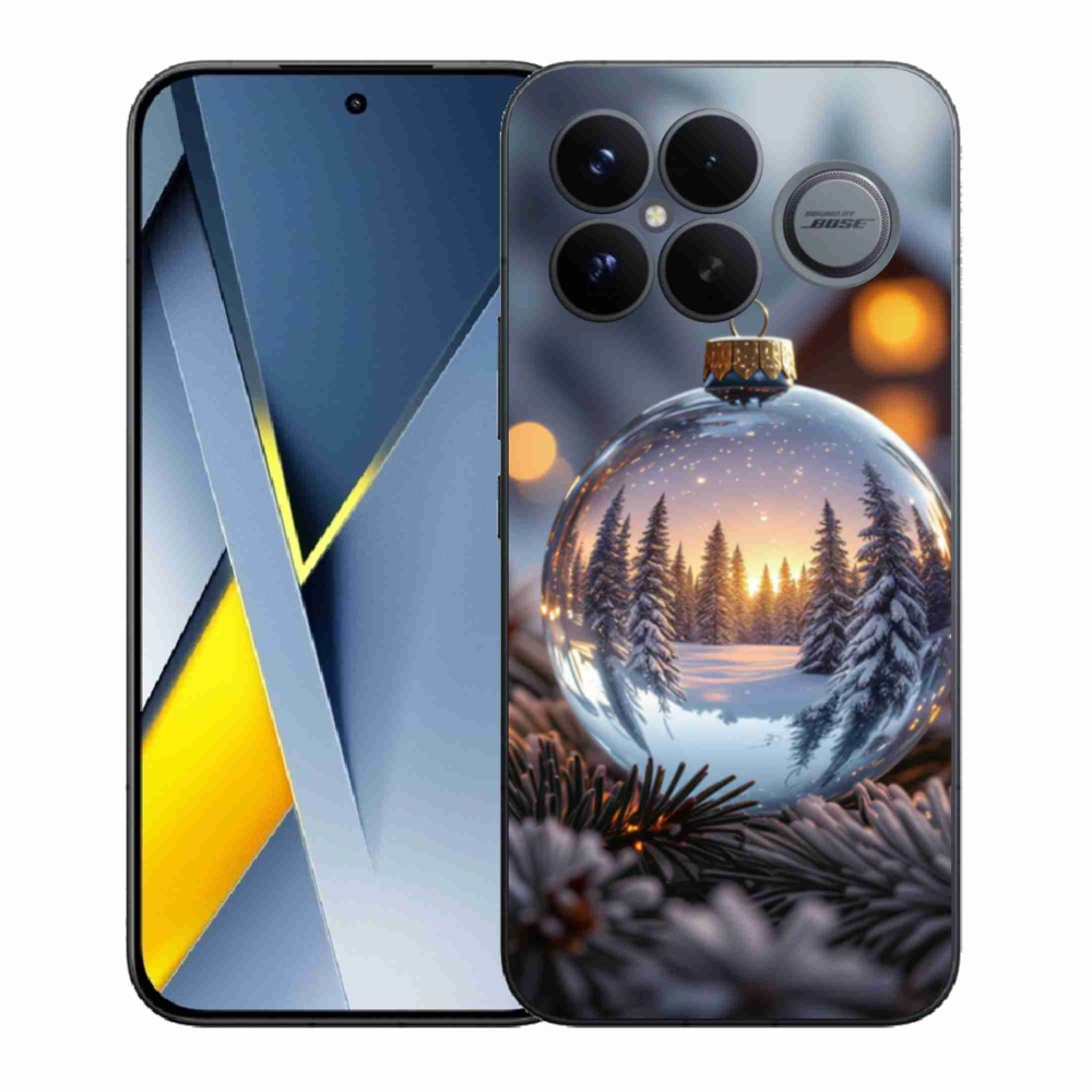 Gelový kryt mmCase na Xiaomi Poco F8 Ultra - vánoční ozdoba