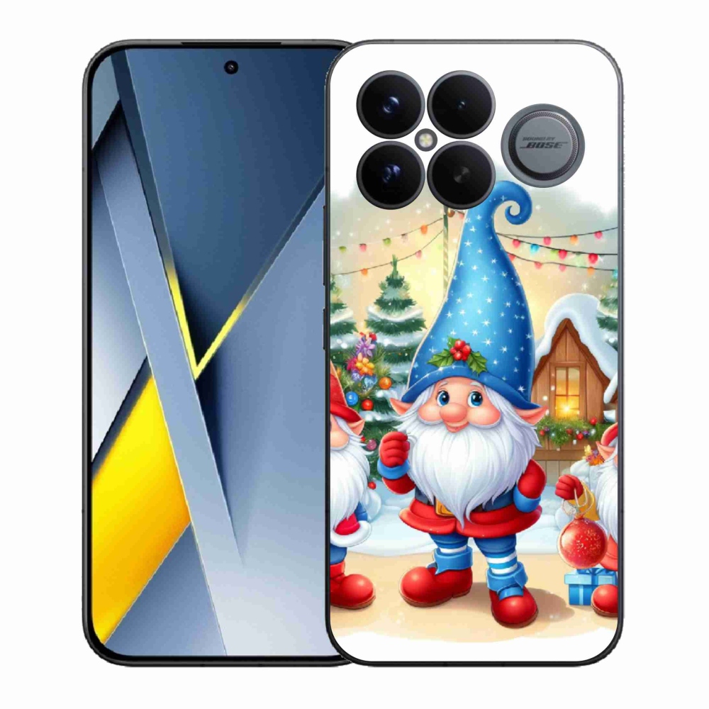 Gelový kryt mmCase na Xiaomi Poco F8 Ultra - vánoční skřítci