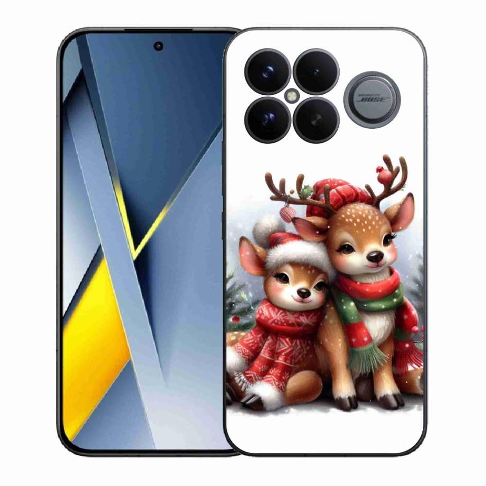 Gelový kryt mmCase na Xiaomi Poco F8 Ultra - vánoční sobi