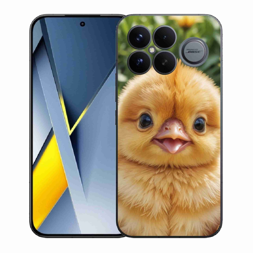 Gelový kryt mmCase na Xiaomi Poco F8 Ultra - veselé kuřátko
