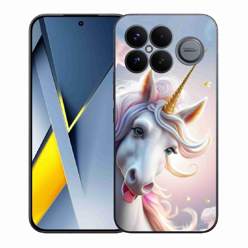 Gelový kryt mmCase na Xiaomi Poco F8 Ultra - veselý jednorožec