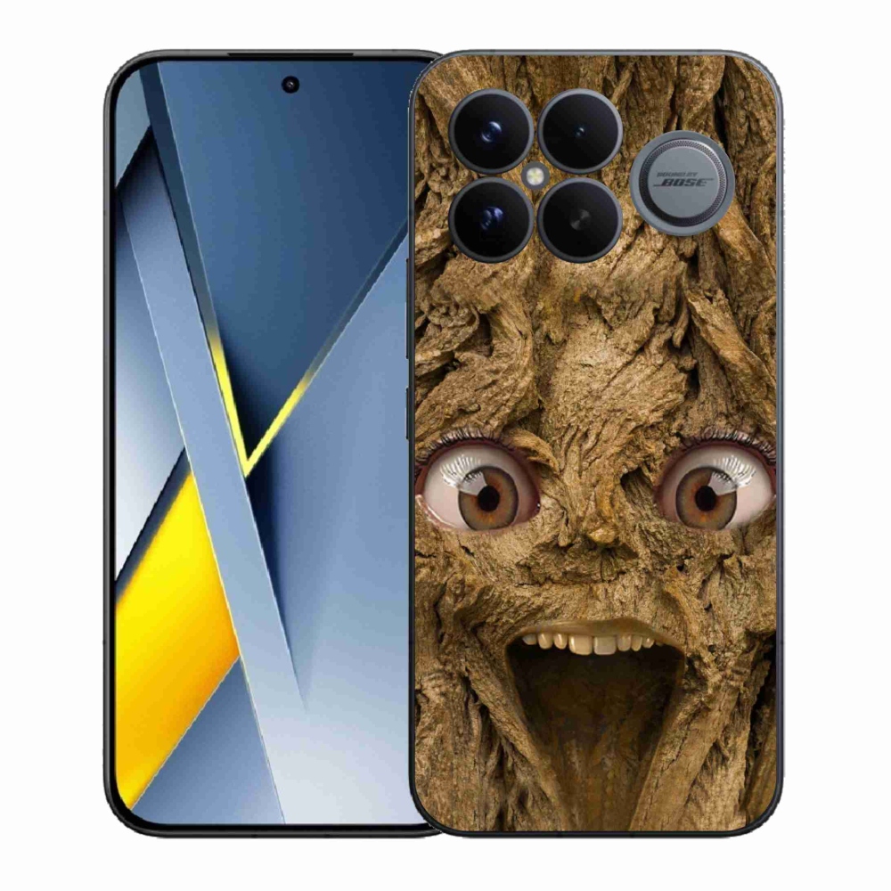 Gelový kryt mmCase na Xiaomi Poco F8 Ultra - veselý strom s očima