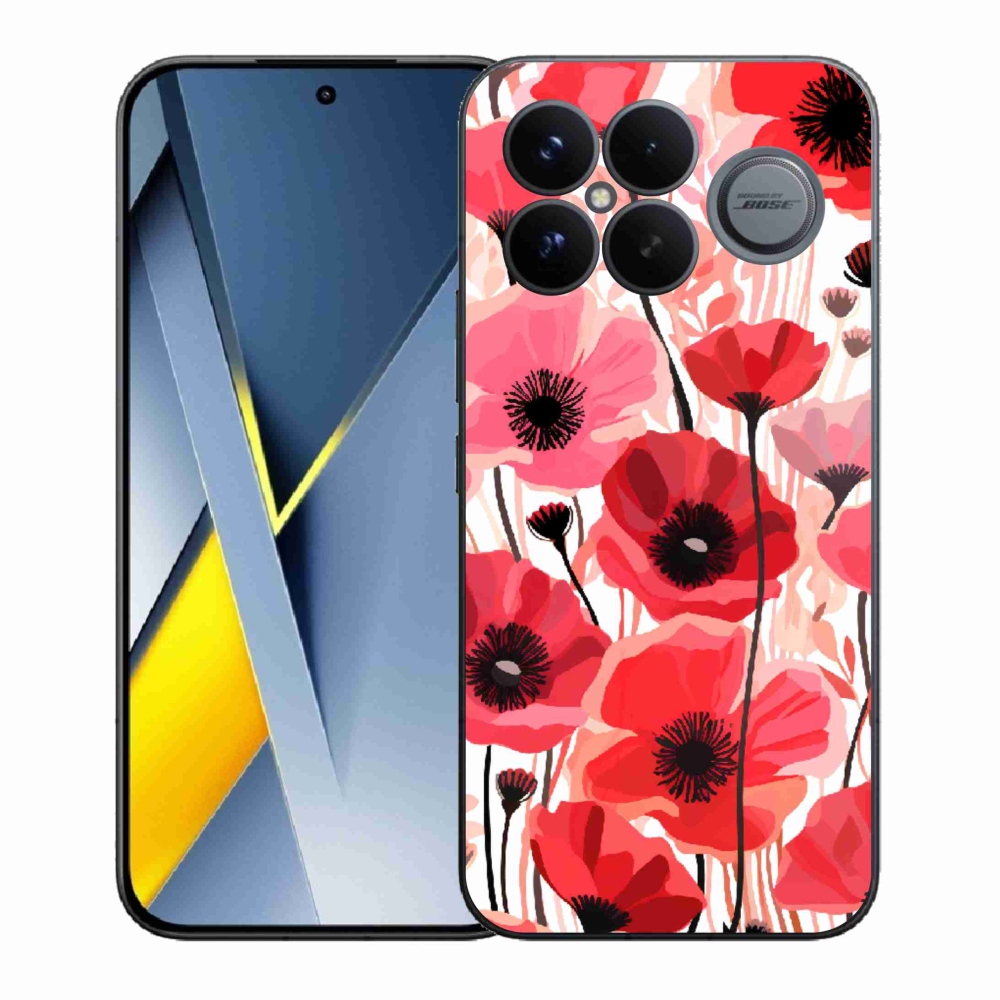 Gelový kryt mmCase na Xiaomi Poco F8 Ultra - vlčí mák 1