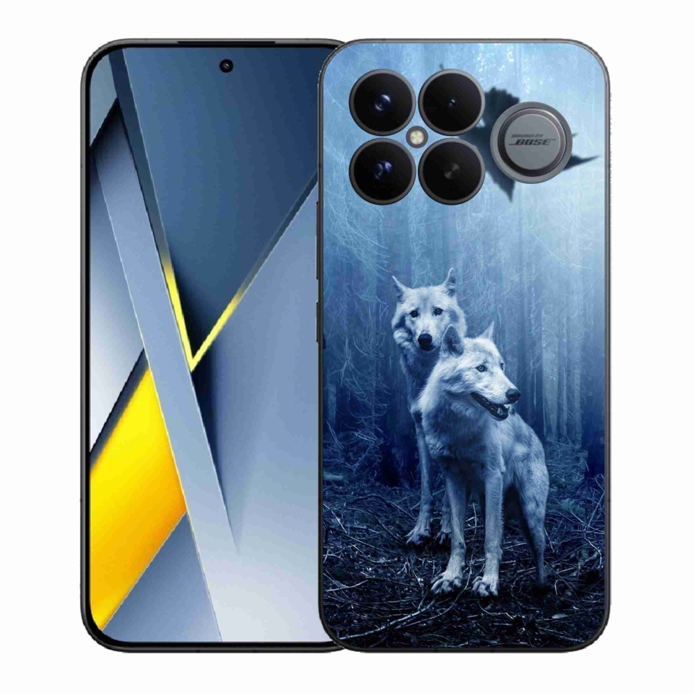Gelový kryt mmCase na Xiaomi Poco F8 Ultra - vlci v lese