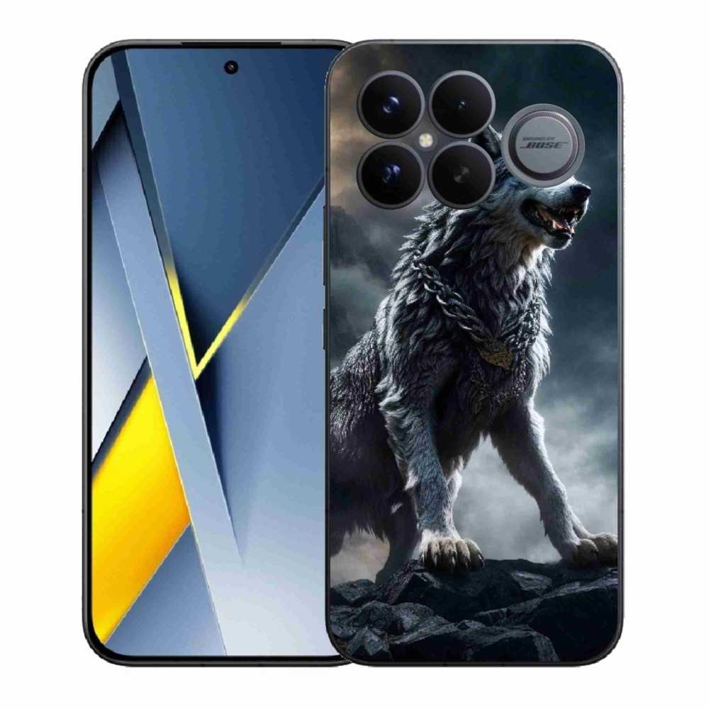 Gelový kryt mmCase na Xiaomi Poco F8 Ultra - vlk 1