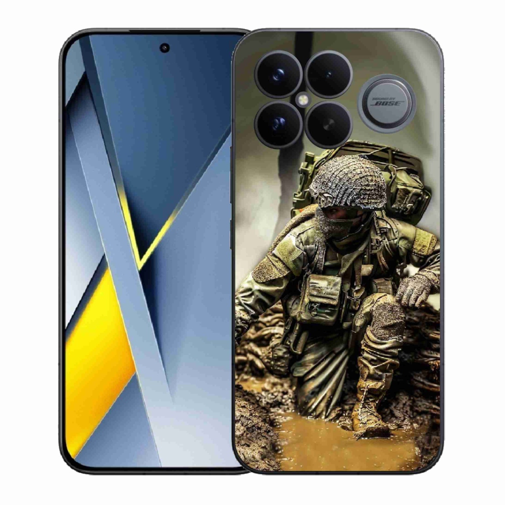 Gelový kryt mmCase na Xiaomi Poco F8 Ultra - voják