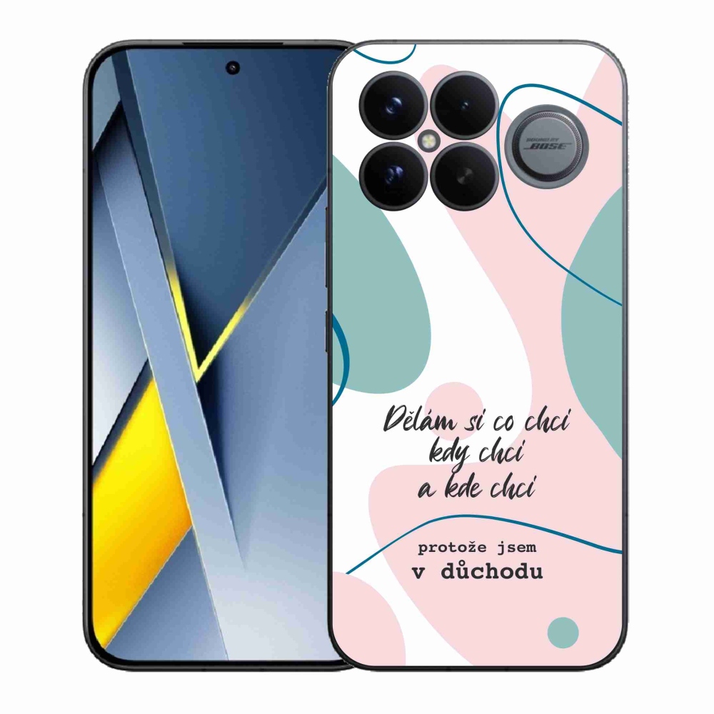 Gelový kryt mmCase na Xiaomi Poco F8 Ultra - vtipný text 10 bílé pozadí