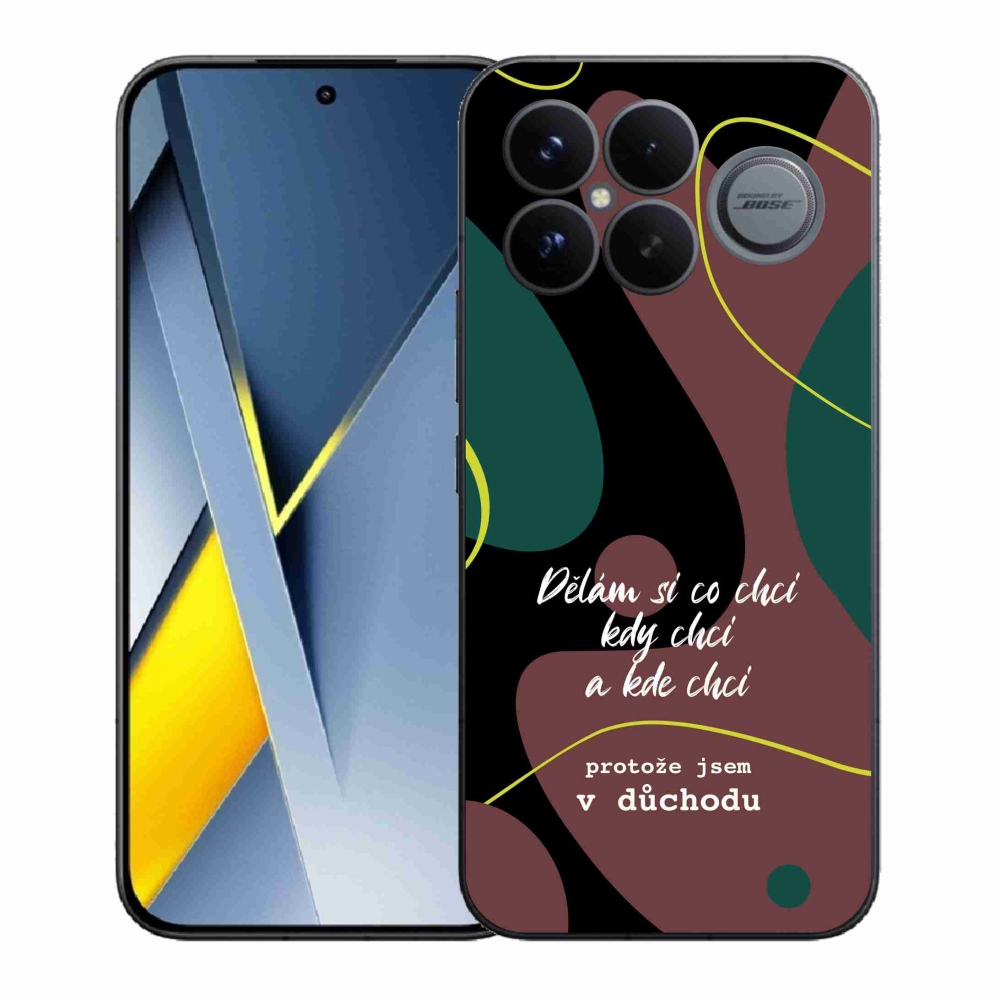 Gelový kryt mmCase na Xiaomi Poco F8 Ultra - vtipný text 10 černé pozadí