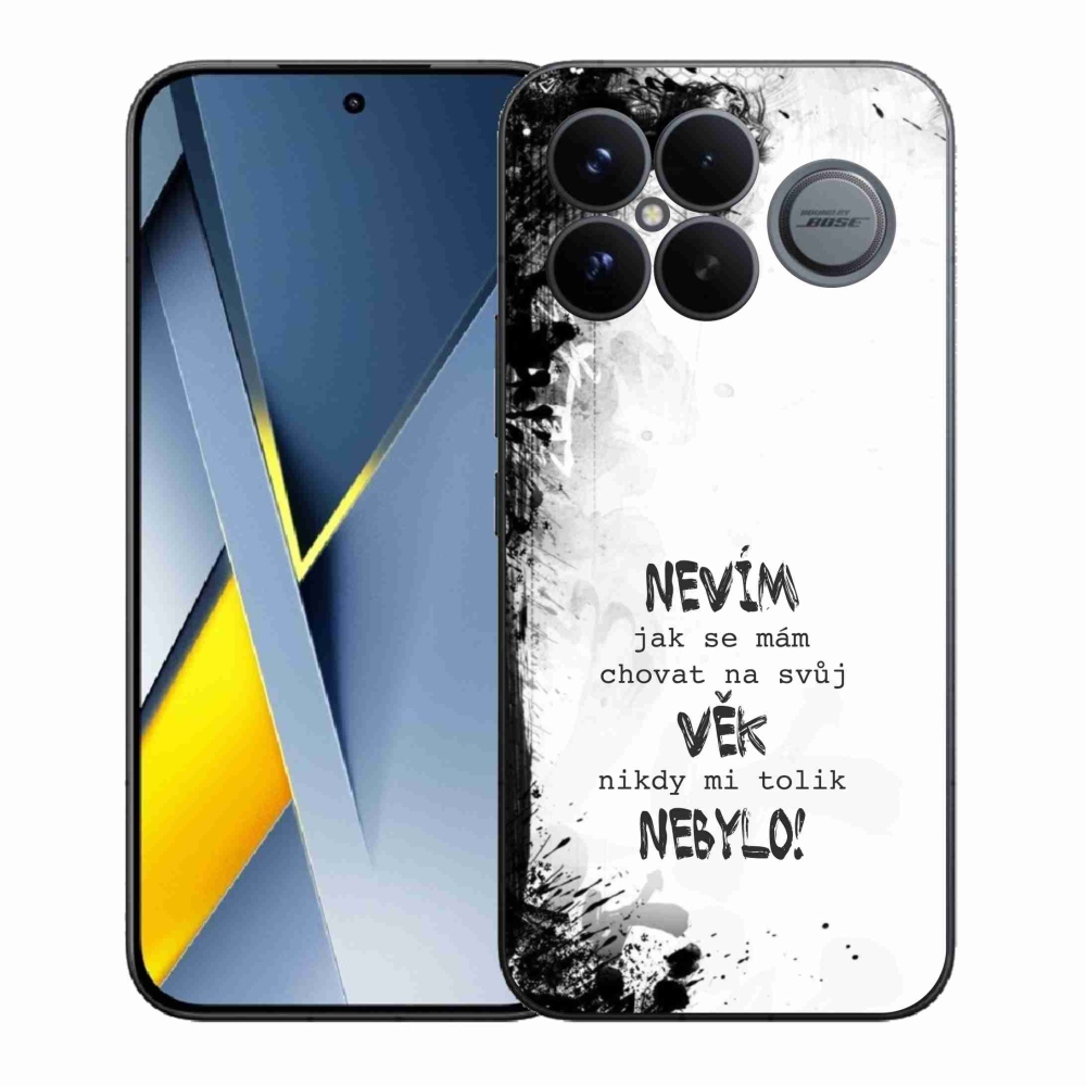 Gelový kryt mmCase na Xiaomi Poco F8 Ultra - vtipný text 14 bílé pozadí