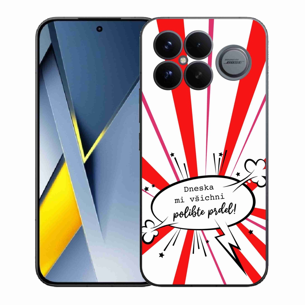 Gelový kryt mmCase na Xiaomi Poco F8 Ultra - vtipný text 15 bílé pozadí