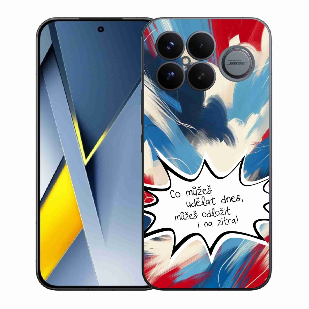 Gelový kryt mmCase na Xiaomi Poco F8 Ultra - vtipný text 9 bílé pozadí