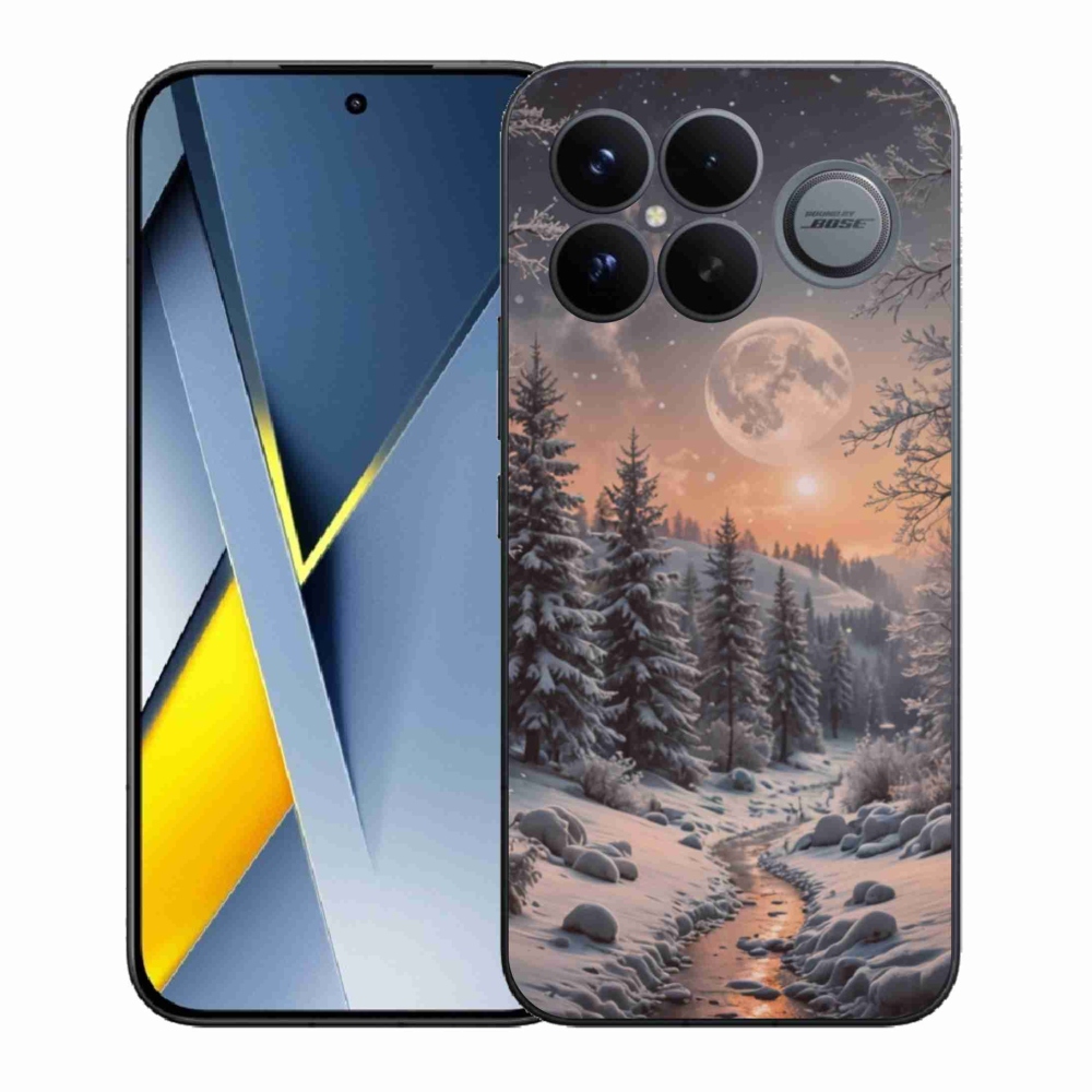 Gelový kryt mmCase na Xiaomi Poco F8 Ultra - zimní krajina 2