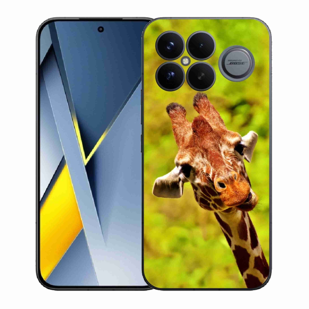 Gelový kryt mmCase na Xiaomi Poco F8 Ultra - žirafa