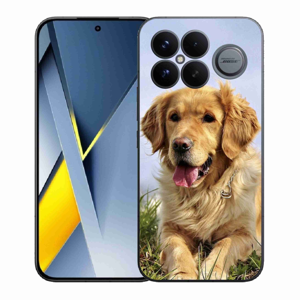 Gelový kryt mmCase na Xiaomi Poco F8 Ultra - zlatý retrívr
