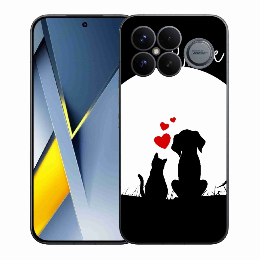Gelový kryt mmCase na Xiaomi Poco F8 Ultra - zvířecí láska