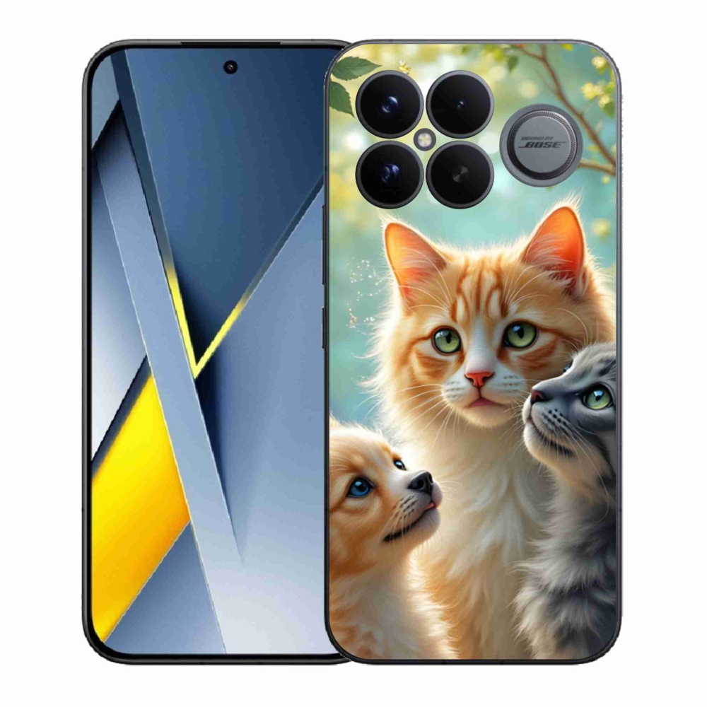 Gelový kryt mmCase na Xiaomi Poco F8 Ultra - zvířecí přátelství 2