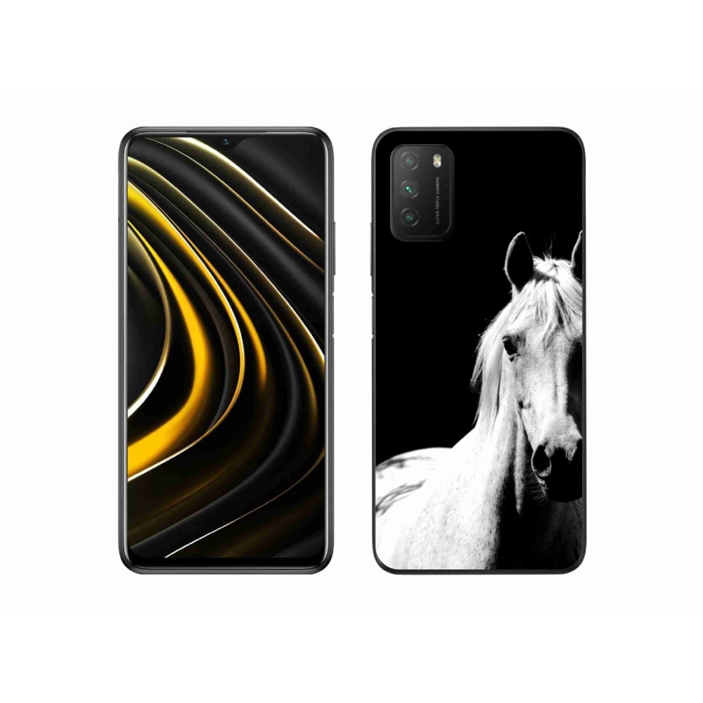 Gelový kryt mmCase na Xiaomi Poco M3 - bílý kůň 5