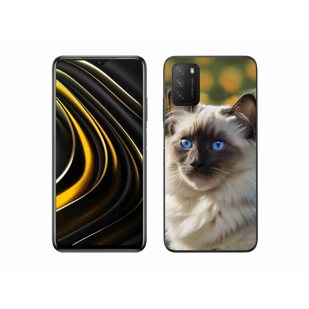 Gelový kryt mmCase na Xiaomi Poco M3 - bílý ragdoll