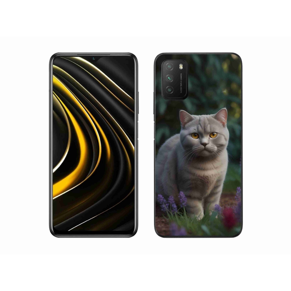 Gelový kryt mmCase na Xiaomi Poco M3 - britská kočka
